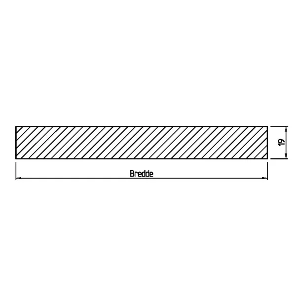 FURU 22X148 REKTKLED IMP KL1