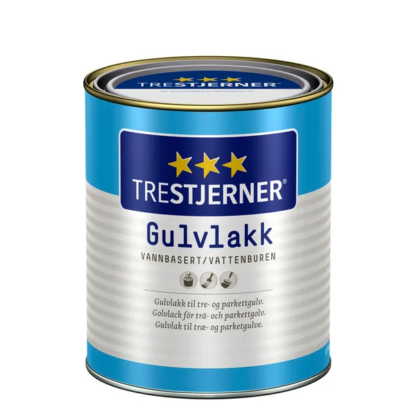 TRESTJER.GULVLAKK HALVBL 0,75L