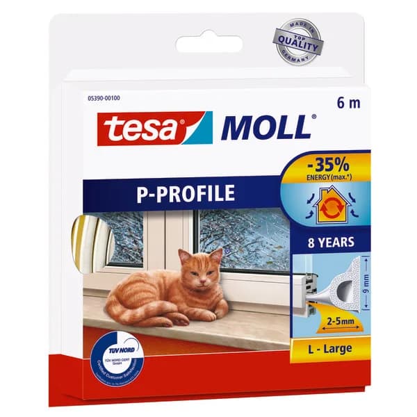 TETNINGSLIST P HVIT TESA 6M