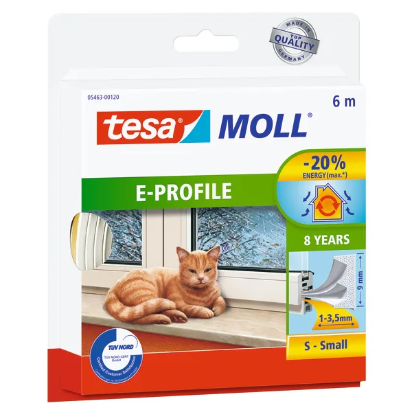 TETNINGSLIST E HVIT TESA 6M