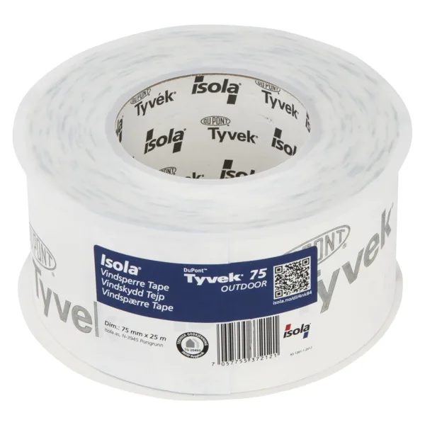 VINDSPERRE TAPE TYVEK 75X25M