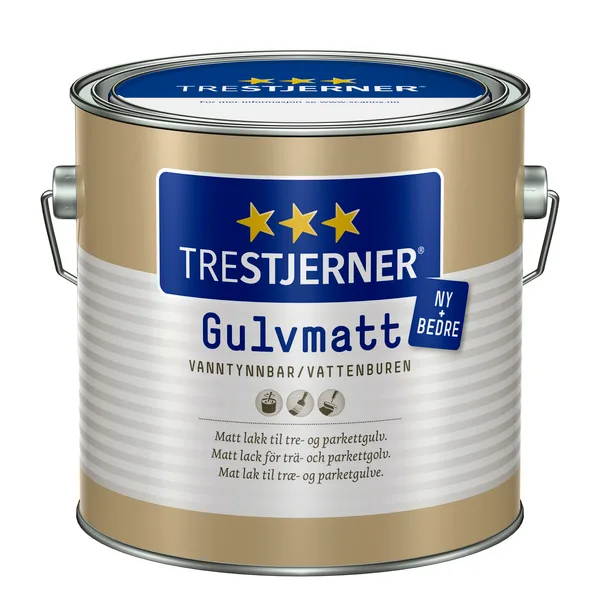 TRESTJERNER GULVMATT 3L