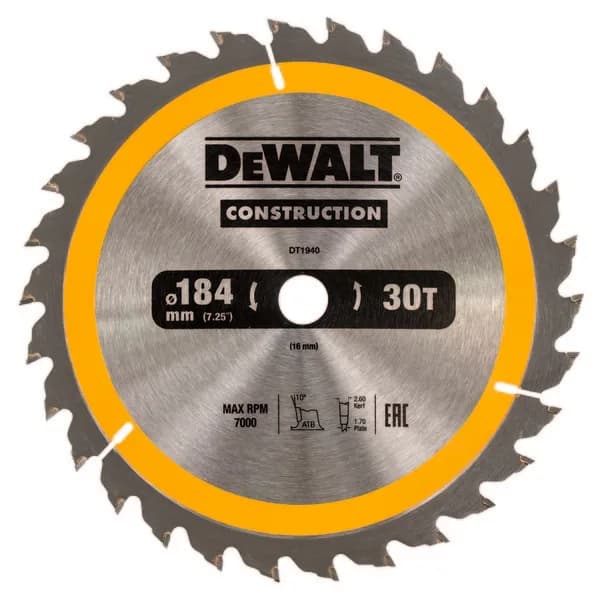 SAGBLAD 184X16X30T DT1940 DEWA