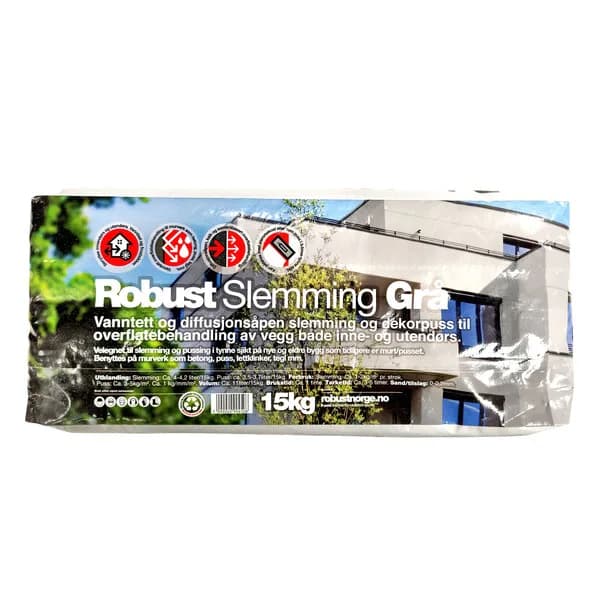 ROBUST SLEMMING GRÅ 15KG