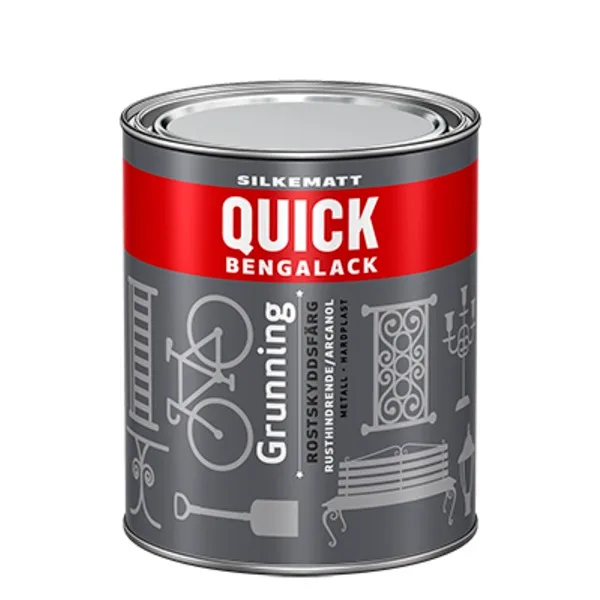 BENGALACK GRUN SORT SMATT 0,75