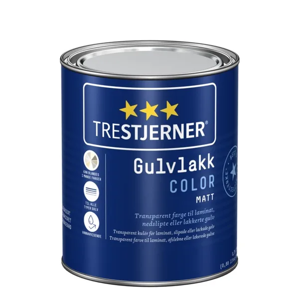 TRESTJERNER GULVLAK COLOR 0,68