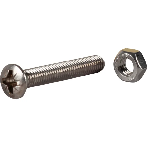 MASKINSKRUE MUTTER PH M6X40 A4
