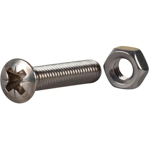 MASKINSKRUE MUTTER PH M6X30 A4