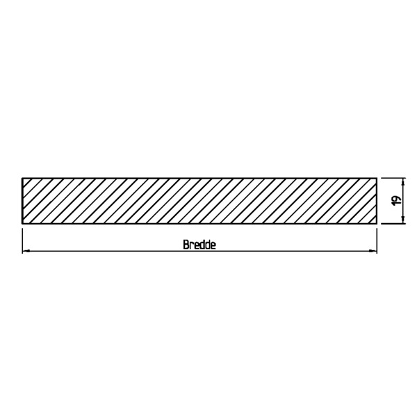 FURU 19X123 REKTKLED IMP KL1