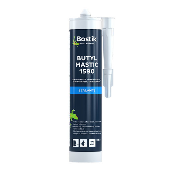 BOSTIK BUTYL 1590 SORT 0,3L