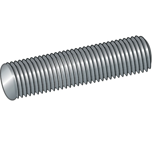 GJENGESTANG HG 8.8 M20X1M FZV