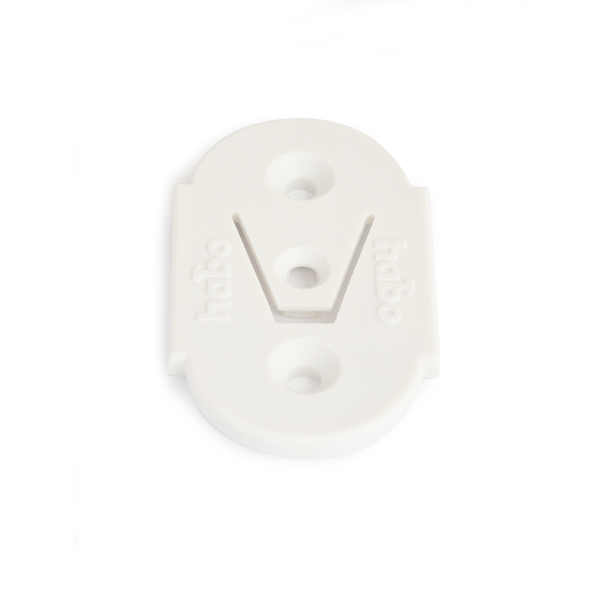 FESTEPLATE 1102 HVIT SB