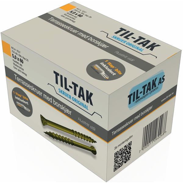 TIL-TAK TERRASSESKRUE 5X60MM