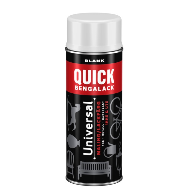 QUICK B SPRAY HVIT BLANK 400ML