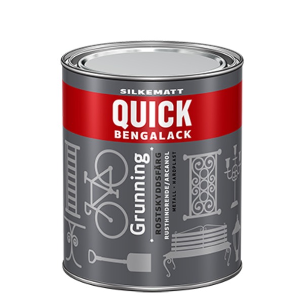 BENGALACK GRUN SORT SMATT 0,75