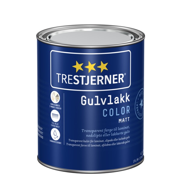 TRESTJERNER GULVLAK COLOR 0,68
