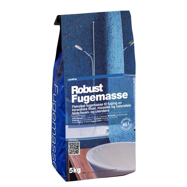 ROBUST FUGEMASSE LYSEGRÅ 5KG
